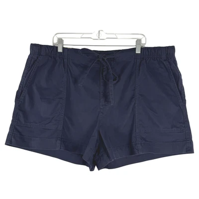 Pantalones Cortos Chinos Banana Republic 2XL Azul Marino Tiro Alto Mezcla de Algodón Nuevos con Etiquetas SS-2040 Foto 1 de 4