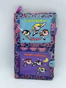 Vintage The Powerpuff Girls Cartoon Network 2000 Y2K Diary Journal Day Night WOW - Picture 1 of 11