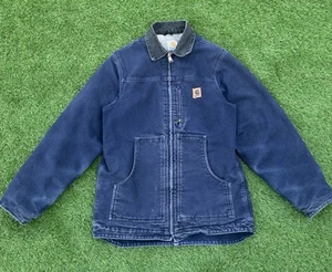 Rare Carhartt Men's Small C61 MDT Cotton Duck Jacket - Vintage Workwear - Picture 1 of 14