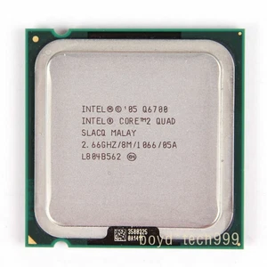 INTEL CORE 2 QUAD Q6700 PROCESSOR 2.66GHZ/8MB/1066(SLACQ)Socket 775 CPU - Picture 1 of 2