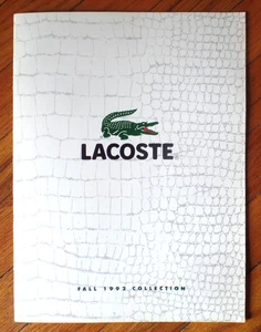 Vintage LACOSTE FALL 1992 COLLECTION Illustrated Booklet 1992 Paperback - Bild 1 von 8