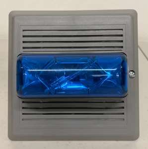 ¡AZUL! Bocina estroboscópica EDWARDS SIGNALING 869STRB-AQ 24VAC/DC interior al ras 16G556 - Imagen 1 de 12