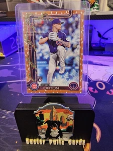 2025 Topps Holiday CADE HORTON Gold Holiday Lights H140 Cubs RC - Picture 1 of 4