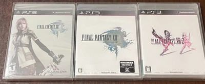 PS3 English Final Fantasy XIII & Japan Final Fantasy XIII & XIII-2 New Sealed - Image 1 of 4
