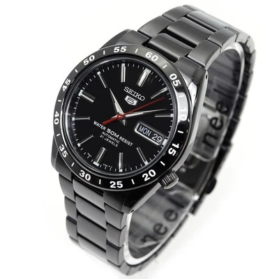 SEIKO SEIKO5 SNKE03K1 Wristwatch Black Automatic Men's Watch Japan Analog New 55 - image 1 of 4