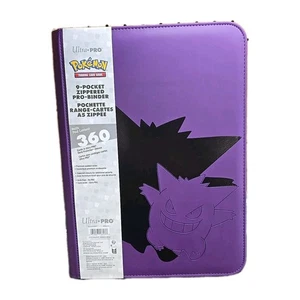 Ultra Pro Zippered PRO Binder 9-Pocket Pokemon Elite Series Gengar - Picture 1 of 4