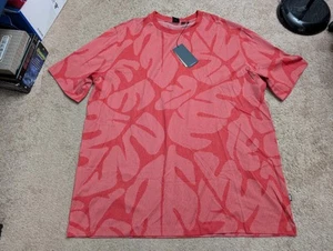 HUGO BOSS Herren Thompson T-Shirt Rundhals Rot Gr. 3XLT Kurzarm Baumwolle Neu mit Etikett - Bild 1 von 4