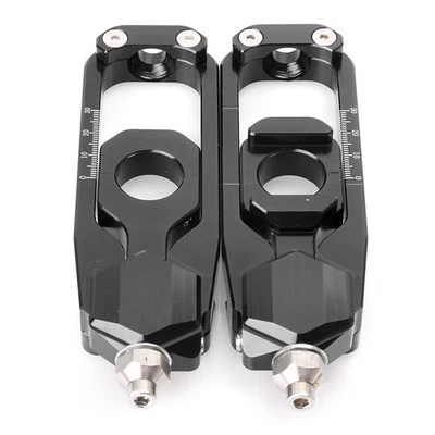 For YAMAHA MT09 FZ09 2013 2014 2015 2016 Black Rear Chain Adjusters Tensioner - Image 1 of 3