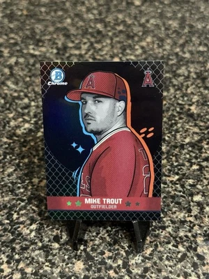 Хитовый чехол 2025 Bowman Chrome Mike Trout /10 Los Angeles Angels Ascensions - Изображение 1 из 2