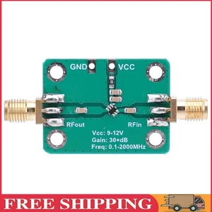 Gain 32+dB HF-Signalleistungsverstärker DC 9–12 V HF-Breitband-Verstärkerplatine - Afbeelding 1 van 11