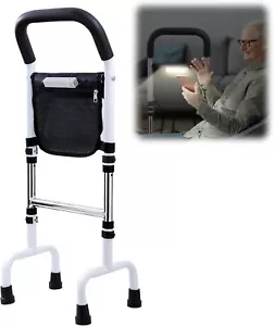 Standing/Bed Rails for Elderly Adult Disabled Mobility Aid with Storage Bag& LED - Picture 1 of 11