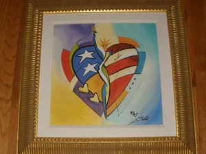 ALFRED GOCKEL GLORY OF LOVE 19" x 14" GICLEE PRINT CANVAS ARTIST SIGNED PROOF - Picture 1 of 1