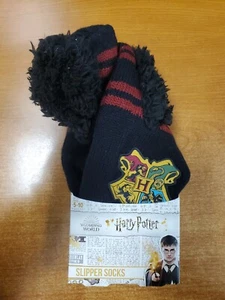 Harry Potter Slipper Socks Hogwarts Unisex Size 5-10 (AE2471) - Picture 1 of 4