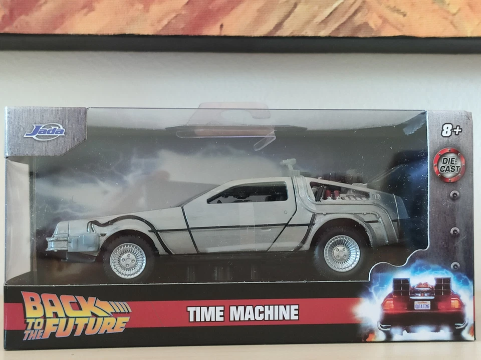 Ritorno al Futuro Delorean Time Machine Macchina del Tempo 1:32 Die Cast JADA - Immagine 1 di 4