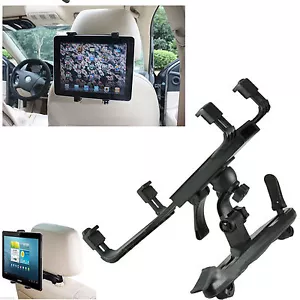 Universal Car Backseat Headrest Mount Tablet Holder for 5.8 -10.1" & iPad 10 GPS - Picture 1 of 29