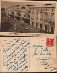 ANTIGUA POSTAL BARCELONA ESTACION DE FRANCIA ROISIN OLD POSTCARD         CC00903 - Picture 1 of 1