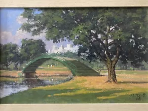 🔥 Fine Vintage BRAZIL Impressionist Sao Paulo Landscape Oil Painting, PASCOTTO - Picture 1 of 24