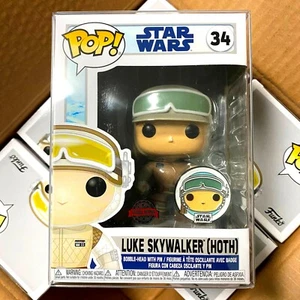 Funko Pop Star Wars : Luke Skywalker (Hoth) #34 Vinyl w/PIN Vinyl Figure "MINT"  - Picture 1 of 5