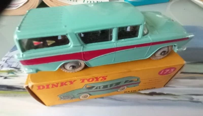 Dinky Toys 173 Nash Rambler Turquoise with Red Hubs  Very Good original boxed - Image 1 of 4