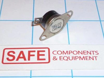 SELCO CA-140 1/2" Disc Thermostat Open 110°F/Close 140°F Auto Reset NEW MM-086 - Image 1 of 3