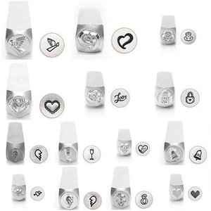 Metal Design Stamps by ImpressArt (Love & Wedding) 6mm - Picture 1 of 23