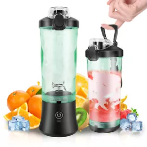 Portable Blender Juicer Cup USB Rechargeable Smoothies Mixer Fruit Machine US - Picture 1 of 23