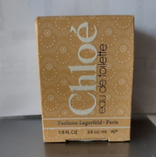 Miniature parfum ancienne boite vintage collection Chloé Lagerfeld Paris 3.5 ml