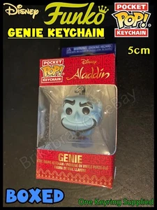 FUNKO Disney Aladdin Genie - POP KEYRING - Brand New Boxed 5cm (One Supplied) - Picture 1 of 6