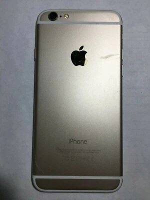 OEM Gold Apple iPhone 6 Back housing With charge port rear camera loudspeaker - Image 1 of 2