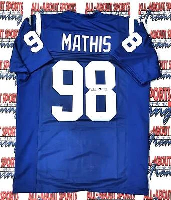 Camiseta Robert Mathis Auténtica Firmada Estilo Profesional Autografiada JSA R1 Foto 1 de 4