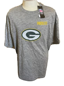 new NFL Green Bay Packers Crew Neck Premium Gray cotton blend Tee Shirt 2x - Picture 1 of 1