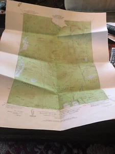 1931 Map Maine Cupsuptic Us Army Corps Of Engineers - Picture 1 of 2