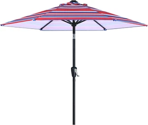 7.5FT Outdoor Patio Umbrella, UV Protection Table Umbrella W/Crank for Easy Set - Picture 1 of 6