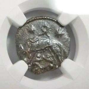 She-Wolf Twins Constantine NGC AU Roman Empire Nummus Remus Romulus Epfig Hoard - Picture 1 of 12