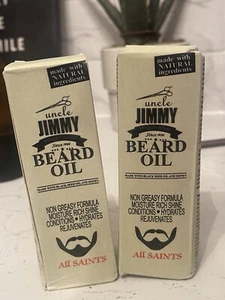 UNCLE JIMMY BEARD OIL MOISTURE RICH SHINE REJUVENATES- Enhance Growth - Picture 1 of 3