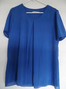 Women's Blouse  Junior XXL "xingchenbuyi" Brand Sky Blue EUC - Picture 1 of 3