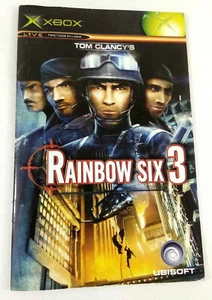 Xbox VF Notice Tom Clancy's Rainbow Six 3 No Game Fast Shipping - Picture 1 of 2
