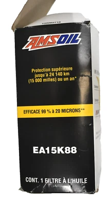 Juego de repuesto de filtro de aceite para automoción 99% eficiente Amsoil EA15K88 Foto 1 de 4