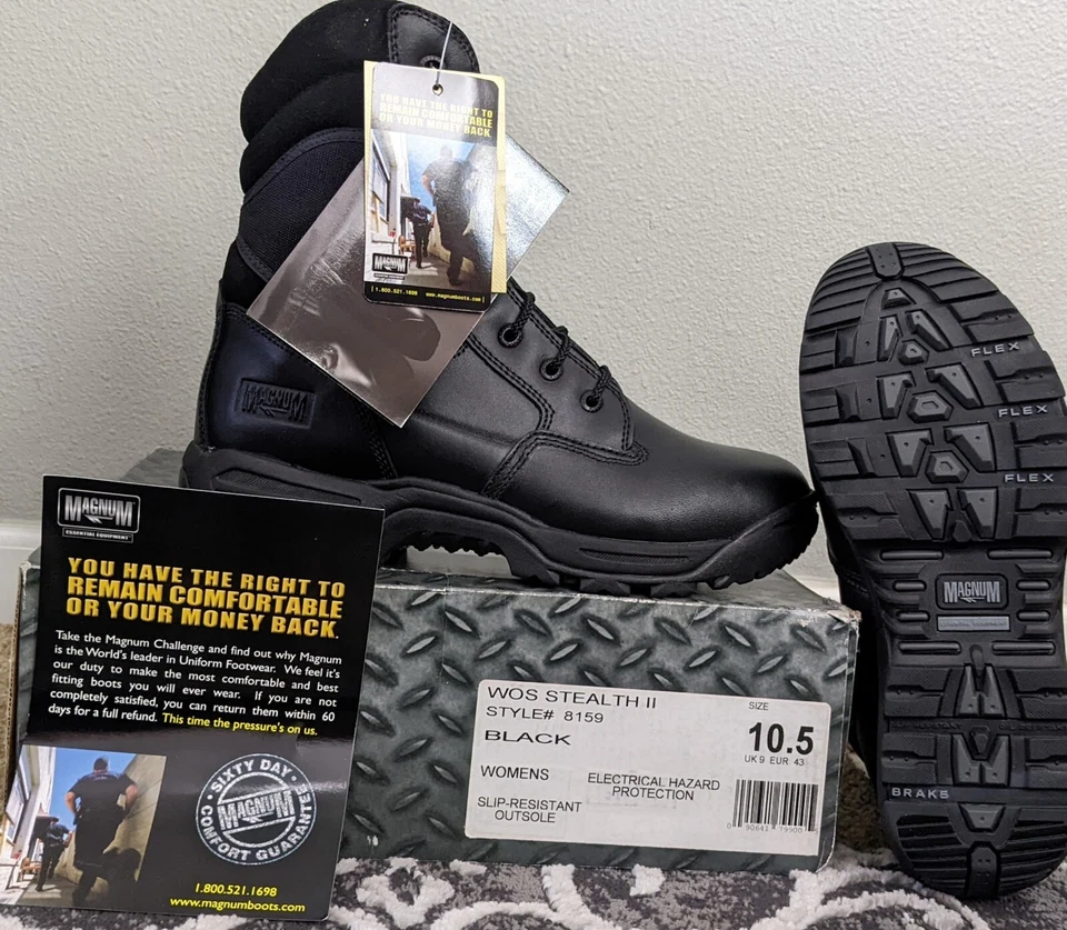 Botas de trabalho femininas Magnum Stealth II 8" WOS 8159 - Imagem 1 de 1