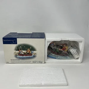 Department 56 Original Snow Village FANG DES TAGES 54956 Angeln Bootfahren - Bild 1 von 4