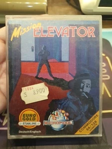 MISSION ELEVATOR X COMMODORE 64 GIOCO ORIGINALE CASSETTA C64 GAME EURO GOLD - Afbeelding 1 van 10