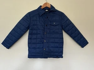 Quiksilver Youth Insulated Shirt Jacket, Blue, Quilted, Size XSmall (5/6) - Picture 1 of 9
