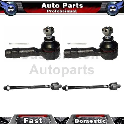 4 extremos interiores exteriores Delphi Tie Rod para Nissan 240SX 1998 1997 1996 1995 Foto 1 de 4