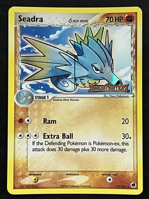 Pokemon Seadra Delta Species Reverse Holo - Dragon Frontiers - 37/101 LP - Image 1 of 2