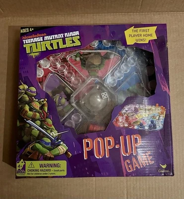Teenage Mutant Ninja Turtles Pop Up Board Game TMNT Frustration Game - Image 1 of 2