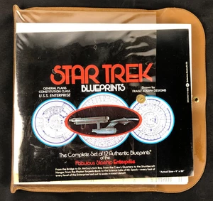 Vintage Star Trek autentica nave stellare Enterprise set di progetti dettagliati 1975 - Foto 1 di 4