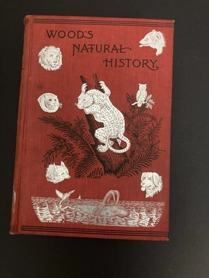 1890’s Wood's Natural History Book Man Asia  Illustrated 868 Pages Foto 1 de 4