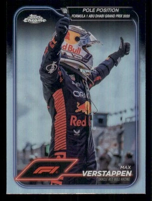 2024 Topps Chrome Formula 1 Refractors #154 Max Verstappen PP - Image 1 of 2