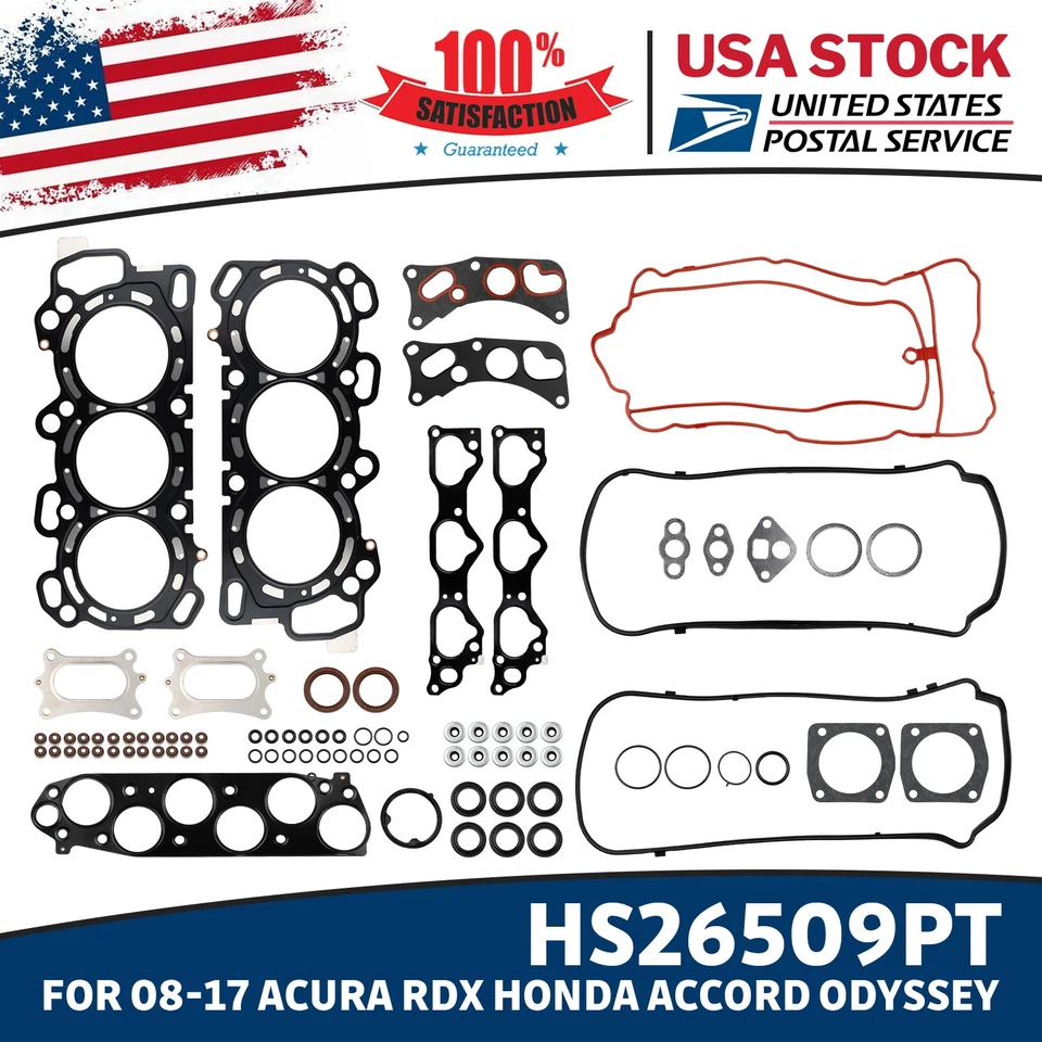 Juego de juntas de culata Quality HS26509PT MLS para HONDA CROSSTOUR 2010-2015 3,5 L V6 Foto 1 de 4