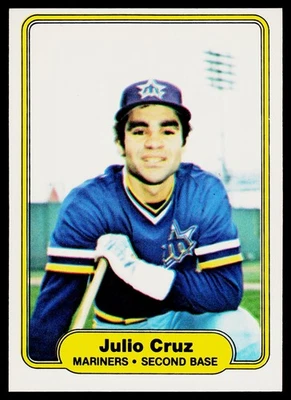 1982 Fleer #509 Julio Cruz - Image 1 of 2